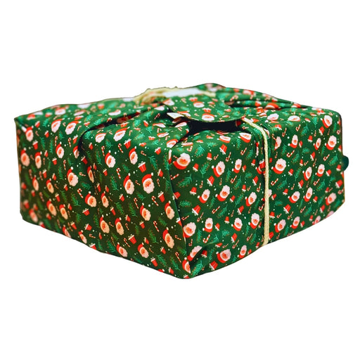 Reusable Gift Wrap - Santa Claus is Coming to Town