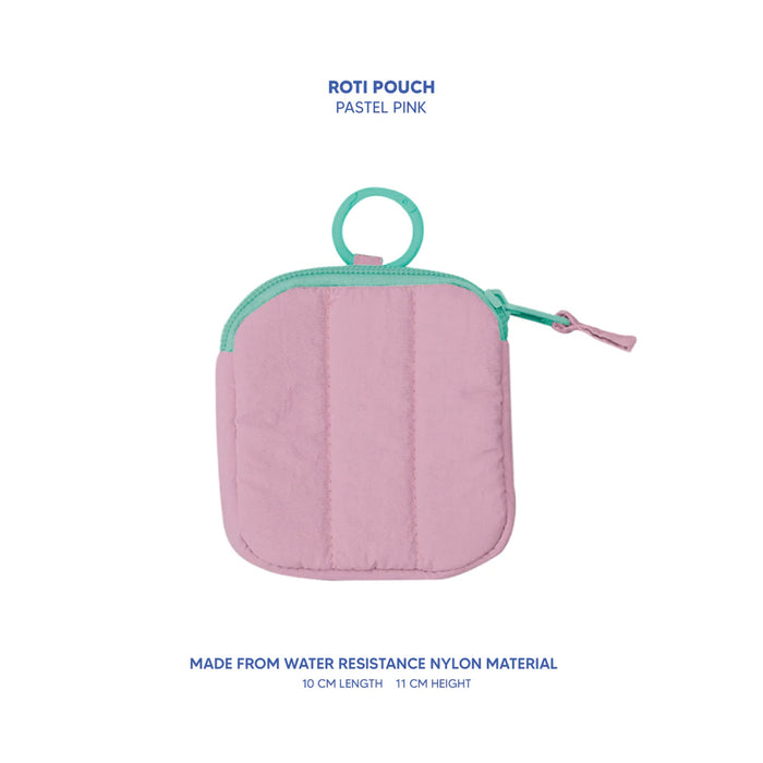 Roti Pouch - Pastel Pink