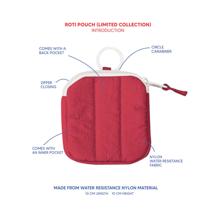 Roti Pouch - Red (NDP)