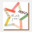 Greeting Card - Washi Thank You Pattern Star