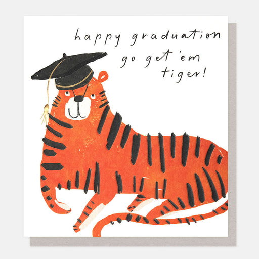 Greeting Card - Showtime Graduation Tiger