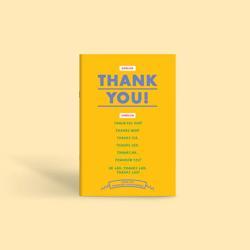 SS Notebook - Singlish vs English (Thank you)