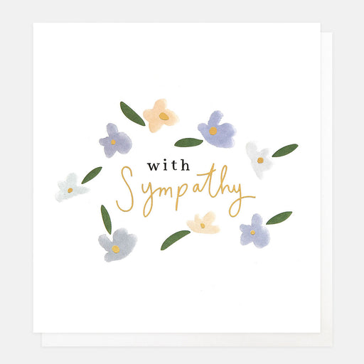 Greeting Card - With Sympathy Ditsy Floral