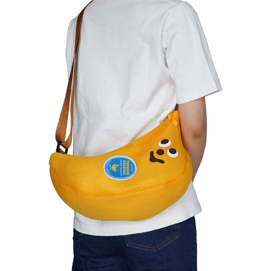 Sandwich Mesh Shoulder Bag / Banana