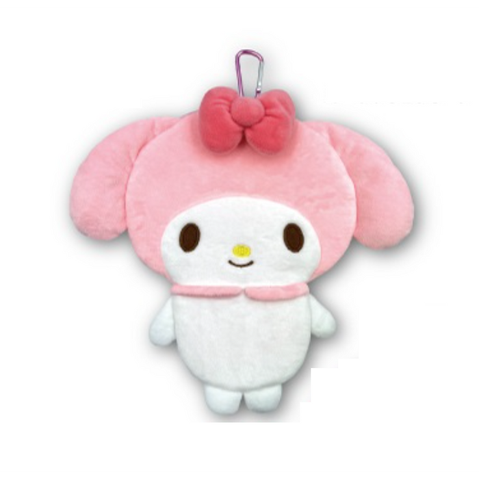 Sanrio Plush Phone Pouch with Zip - My Melody