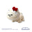 [Sanrio X MOFMOFriends] Hello Kitty Bichon Frise Plush (Medium)