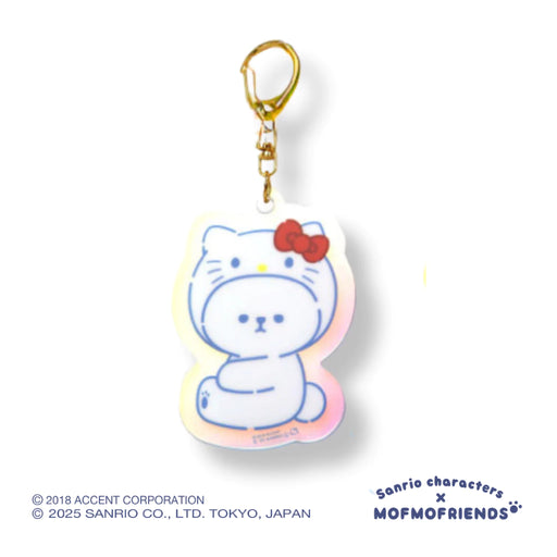 [Sanrio X MOFMOFriends] Nakayoshi Aurora Acrylic Charm - Hello Kitty Bichon Frise
