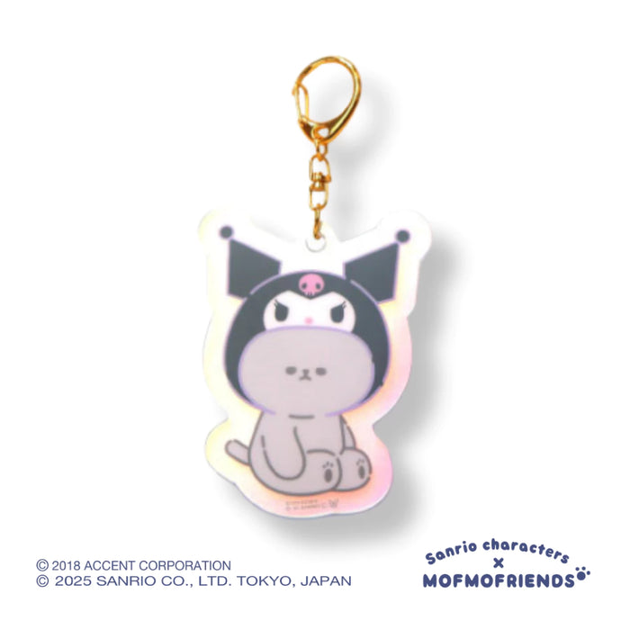 [Sanrio X MOFMOFriends] Nakayoshi Aurora Acrylic Charm - Kuromi British Shorthair