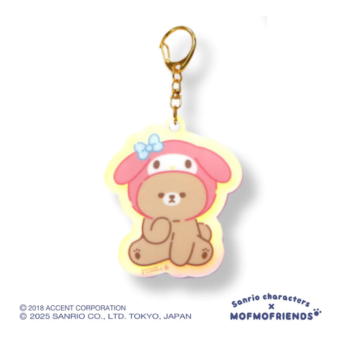 [Sanrio X MOFMOFriends] Nakayoshi Aurora Acrylic Charm - My Melody Bear