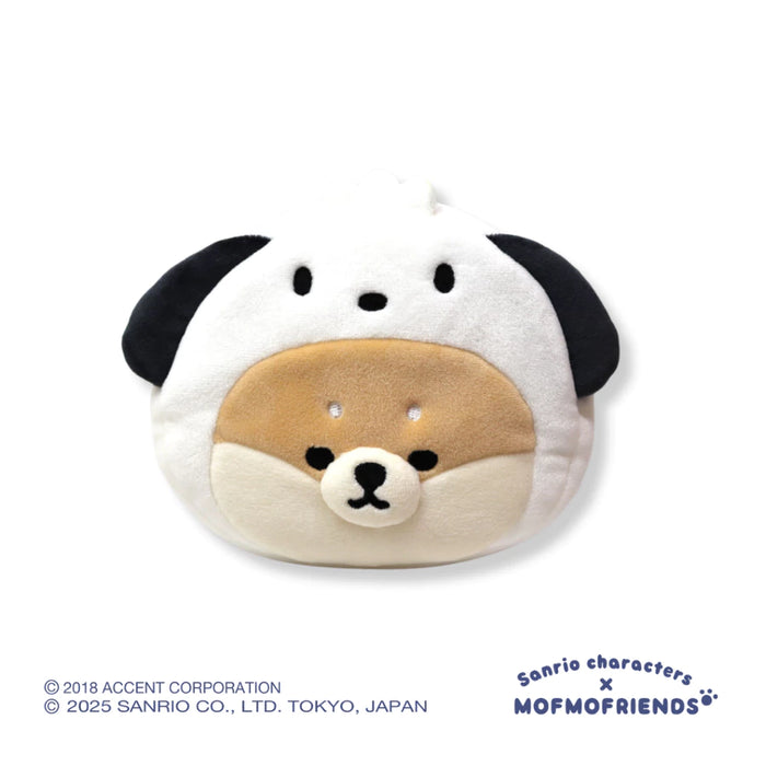 [Sanrio X MOFMOFriends] Nakayoshi Face Pouch - Pochacco Shiba Inu