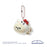 [Sanrio X MOFMOFriends] Nakayoshi Mascot Plush Charm - Hello Kitty Bichon Frise