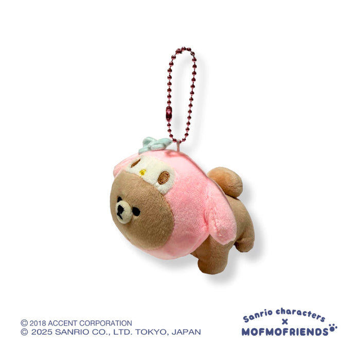 [Sanrio X MOFMOFriends] Nakayoshi Mascot Plush Charm - My Melody Bear