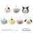 [Sanrio X MOFMOFriends] Nakayoshi Mini Pouch Charm - Kuromi British Shorthair