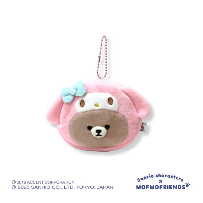 [Sanrio X MOFMOFriends] Nakayoshi Mini Pouch Charm - My Melody Bear