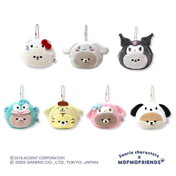 [Sanrio X MOFMOFriends] Nakayoshi Mini Pouch Charm - Pochacco Shiba Inu