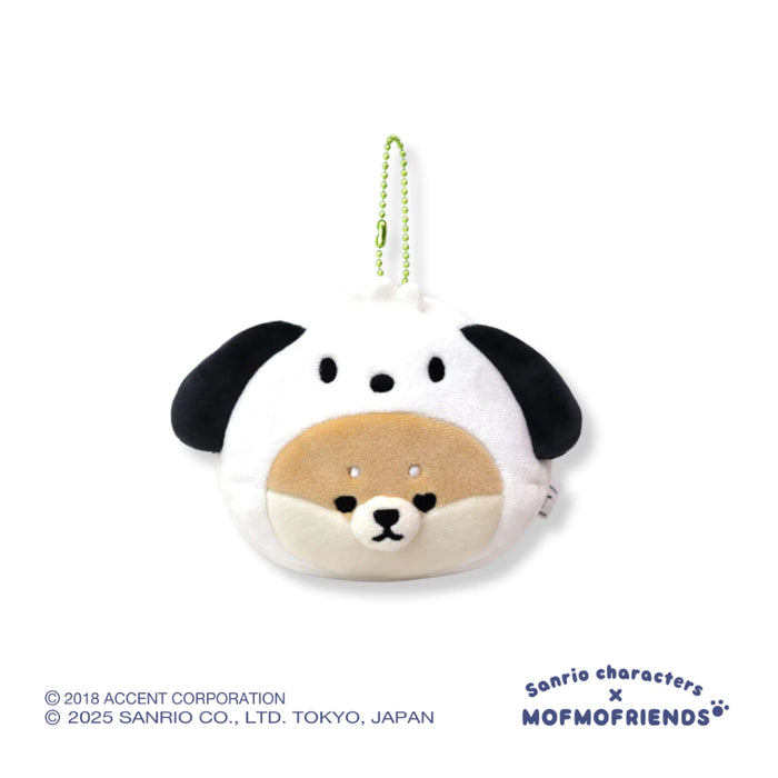 [Sanrio X MOFMOFriends] Nakayoshi Mini Pouch Charm - Pochacco Shiba Inu