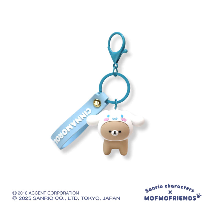 [Sanrio X MOFMOFriends] Nakayoshi PVC Keychain - Cinnamoroll Netherland Dwarf Rabbit