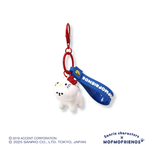 [Sanrio X MOFMOFriends] Nakayoshi PVC Keychain - Hello Kitty Bichon Frise