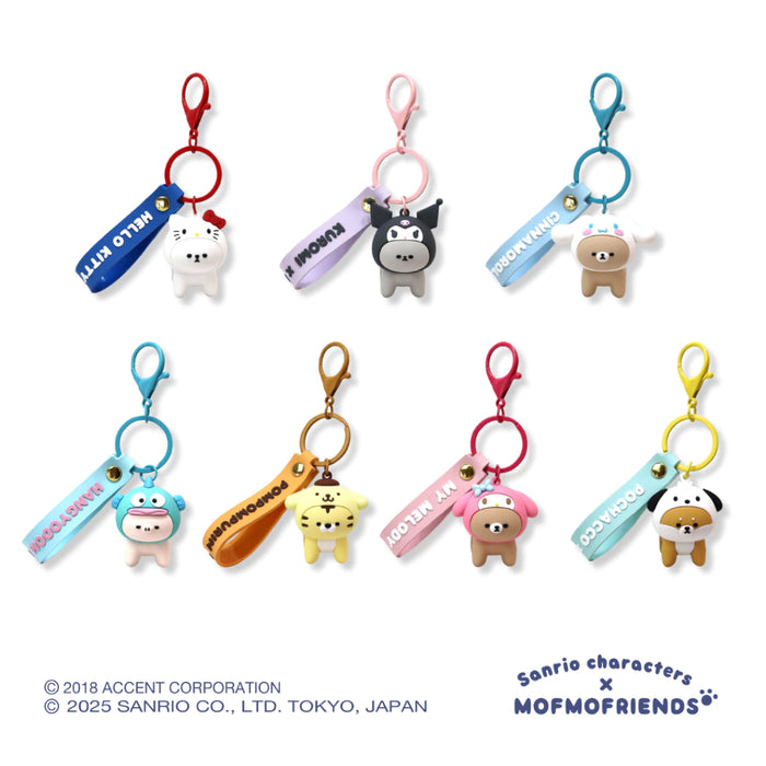 [Sanrio X MOFMOFriends] Nakayoshi PVC Keychain - My Melody Bear