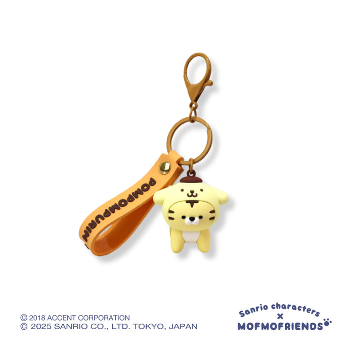 [Sanrio X MOFMOFriends] Nakayoshi PVC Keychain - Pompomurin Tiger