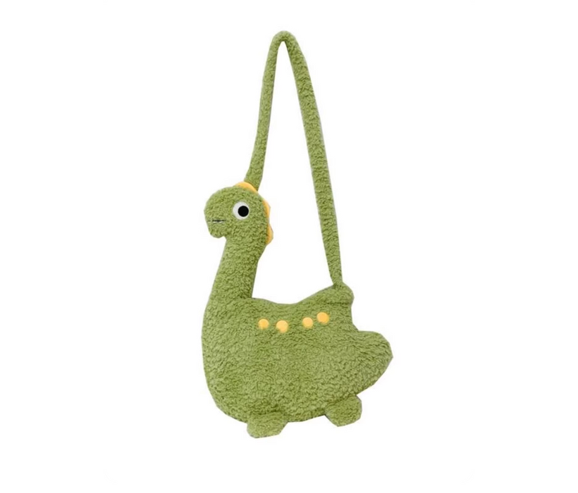 Sling Bag - Green Dinosaur