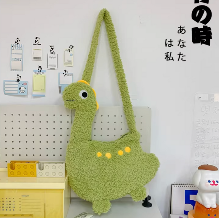 Sling Bag - Green Dinosaur