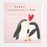 Greeting Card - Valentines Day Wife Penguin