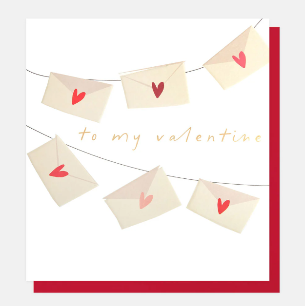 Greeting Card - To My Valentine Envelope