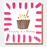 Greeting Card - Border Bday Cupcake Pink