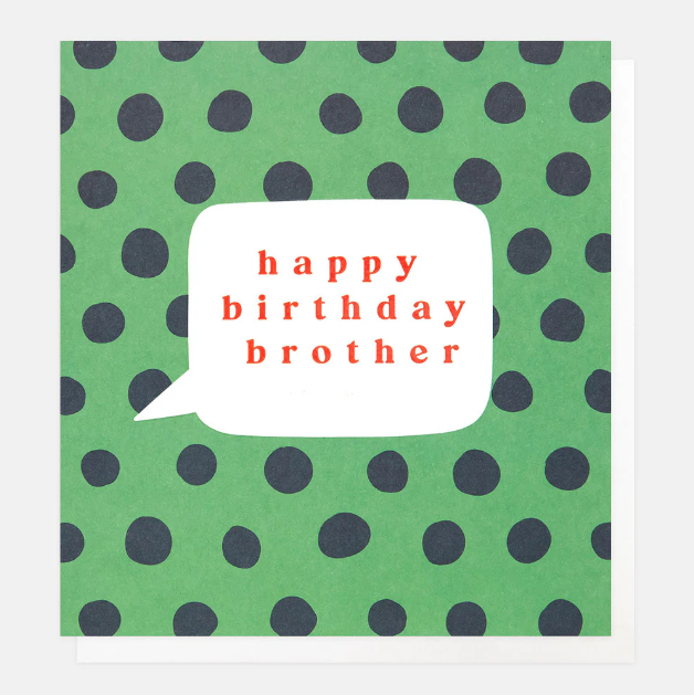 Greeting Card - Lots of Love Birthday Brother