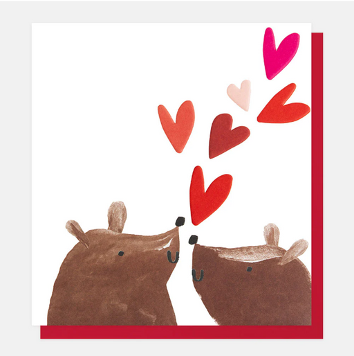 Greeting Card - Two Bears with Love Heart