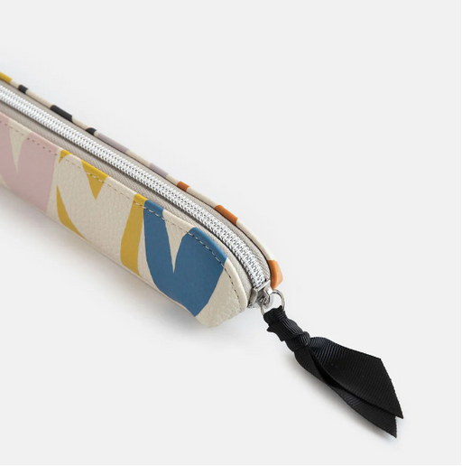 Pencil Case Multi Check Hearts