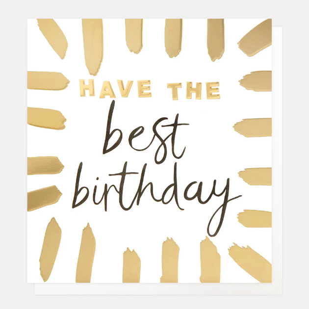 Greeting Card - Born 2 Shine Have Best Bday