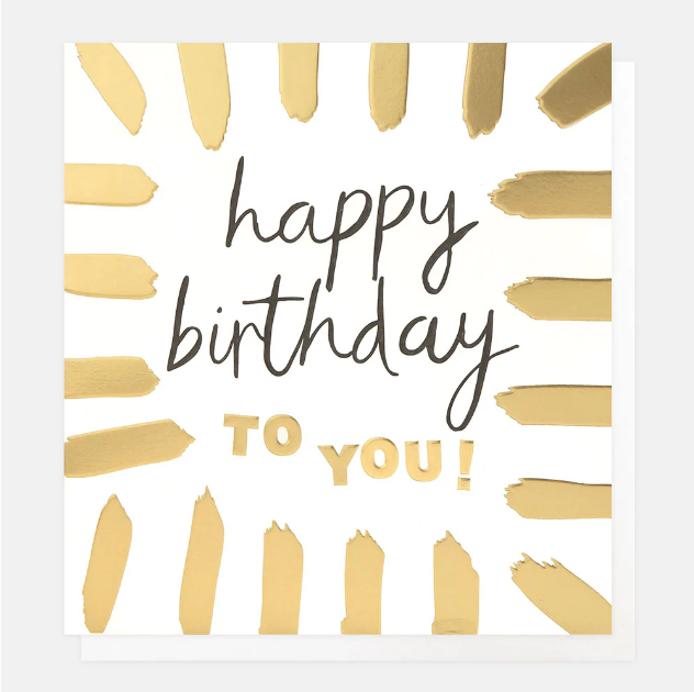 Greeting Card - Born 2 Shine Happy Bday to U