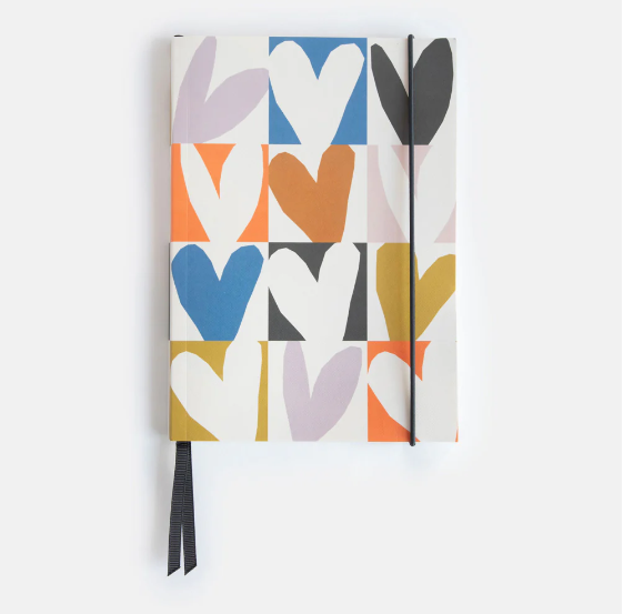 A5 Notebook Multi Checkmate Hearts