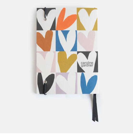 A5 Notebook Multi Checkmate Hearts