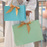 Square Gift Bag M - Light Green