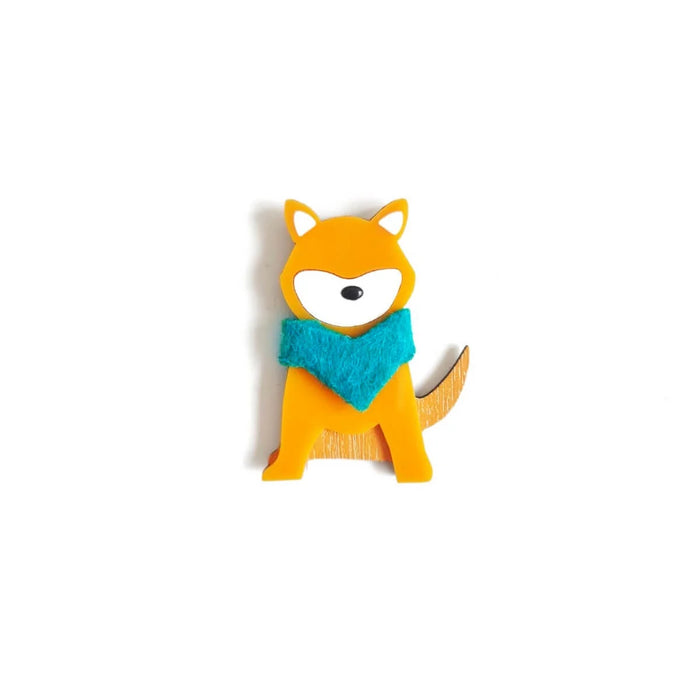 Shiba Inu Red Dog Brooch