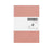 Softcover A5 Notebook Blank - Pink Powder