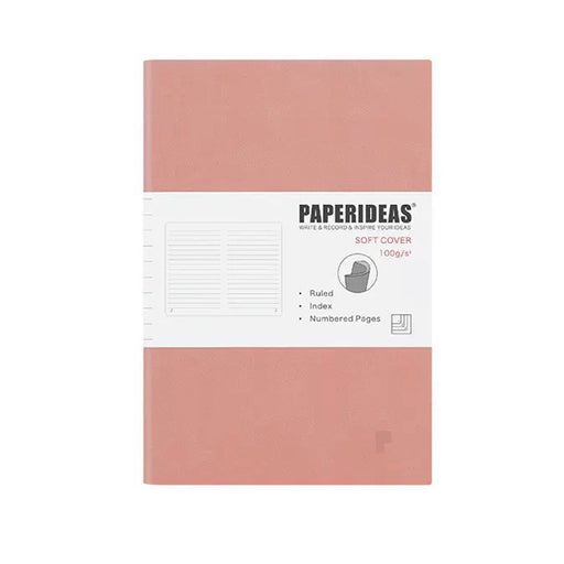 Softcover A5 Notebook Lined - Pink Powder