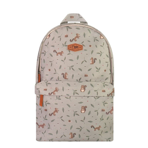 Squirrel School Backpack - Khaki