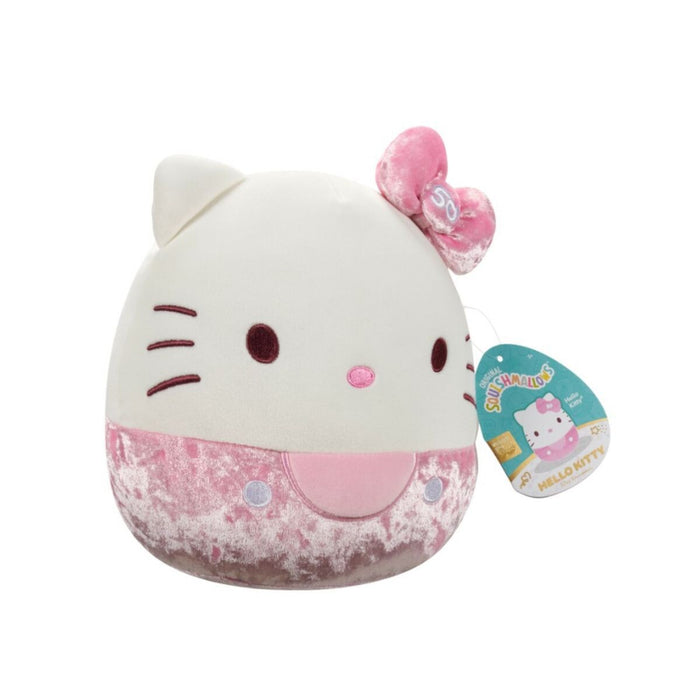 Squishmallow 8inch Plush - Hello Kitty 50th Anniversary Velvet Pink Hello Kitty