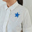 Starfish Metalic Blue Brooch