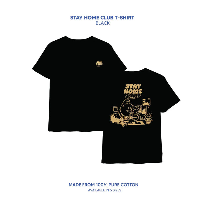 Stay Home Club Tee - Black M