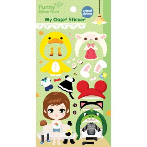 Sticker - Dress Up - Animal Costume