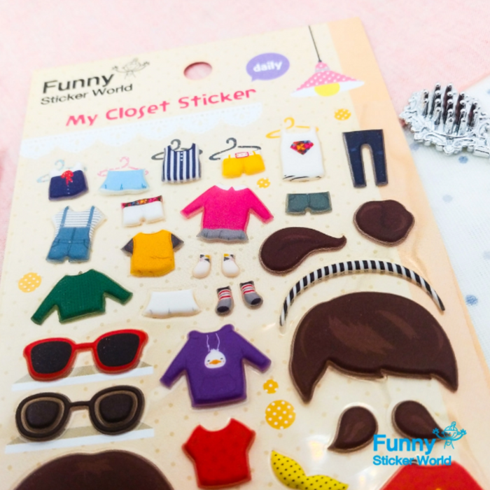 Sticker - Dress Up - Daily