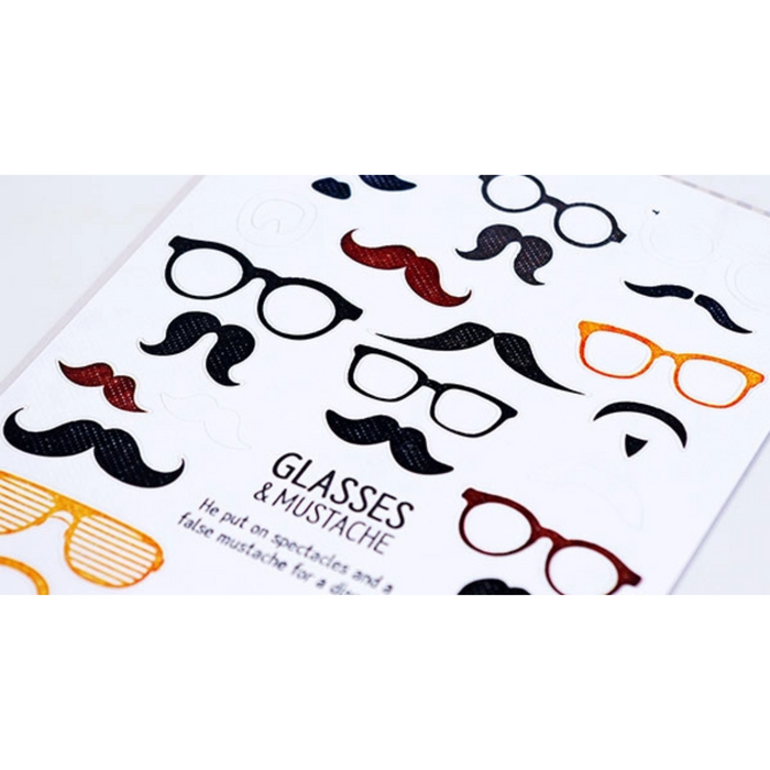 Sticker - Glasses & Mustache