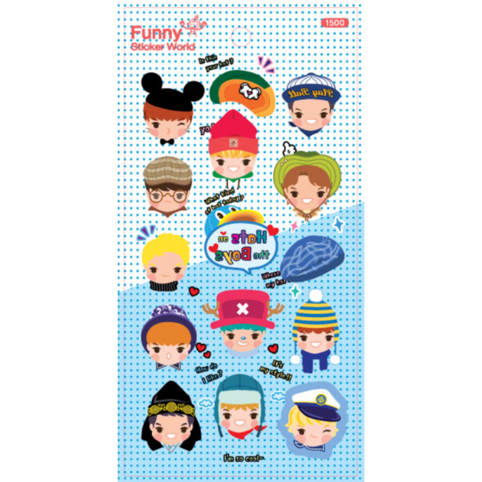 Sticker - Hats On The Boys