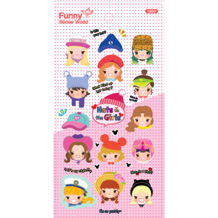 Sticker - Hats On The Girls