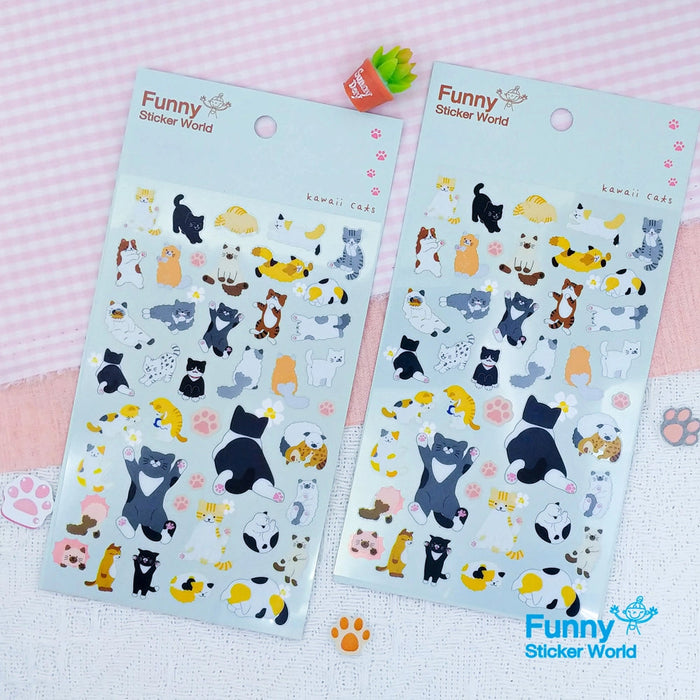 Sticker - Kawaii Cats
